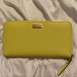 Yellow Kate Spade wallet